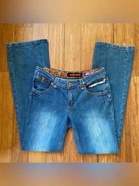 Dollhouse Faded Bootcut Blue Jeans